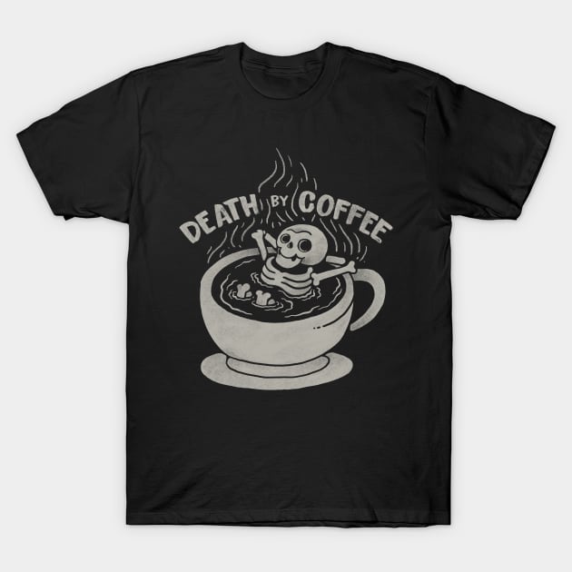 Death by Coffee T-Shirt by ppmid